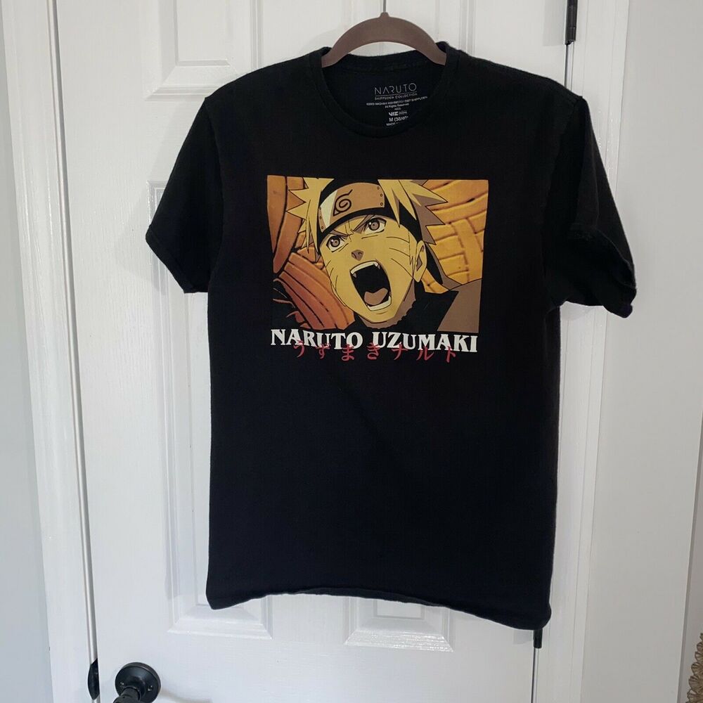 Naruto Shippuden Collection Men Size Medium Naruto Uzumaki Graphic T Shirt 2007